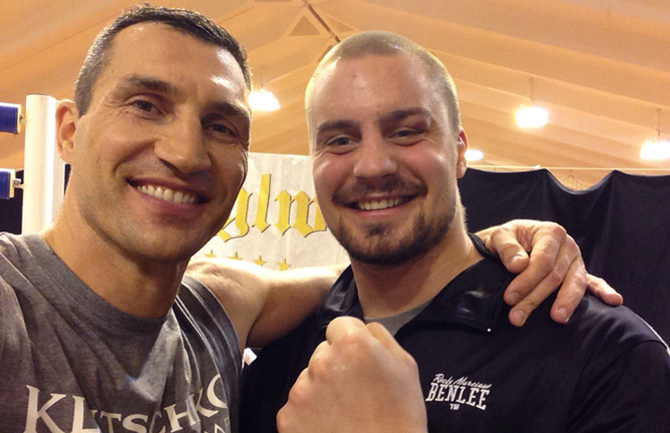 Adrian Granat und Wladimir Klitschko / Foto: EC Boxing