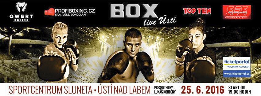 Box-Gala am 25. Juni 2016 in Usti nad Labem