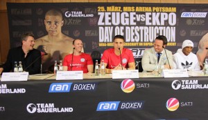 Pressekonferenz - Tyron Zeuge vs. Isaac Ekpo / Foto: Team Sauerland