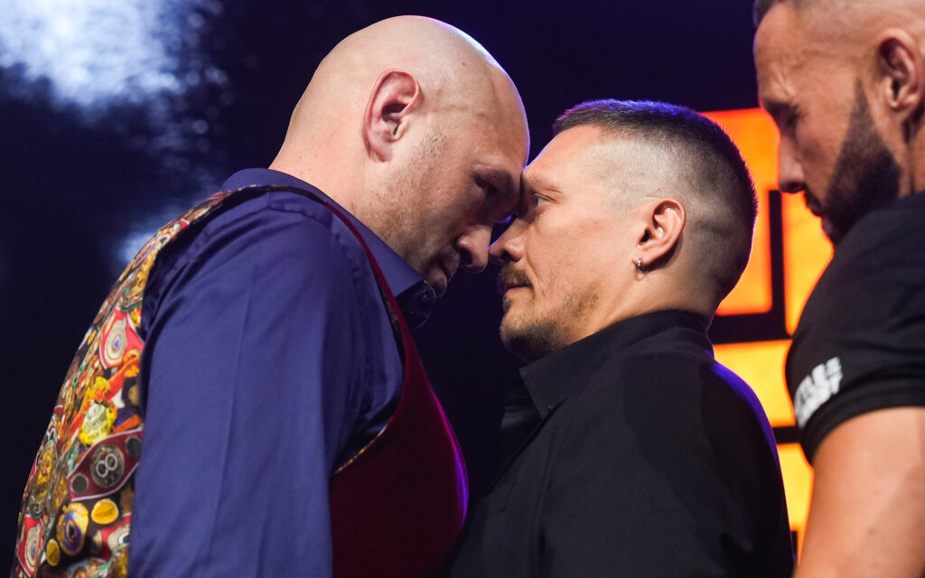 Tyson Fury vs. Oleksandr Usyk Face to Face